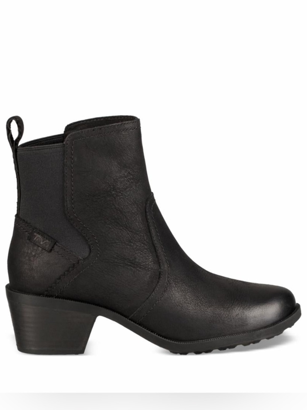 Teva Anaya Chelsea Waterproof Leather Boot | Black | 9.5